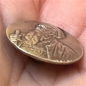 Highly Collectible 3rd Avenue Silver button “Johannes Gensfleisch.”