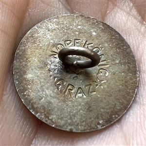 Highly Collectible 3rd Avenue silver button “Dutch Boy and Girl.”