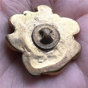 Vintage British Bakelite button of dancing woman. 