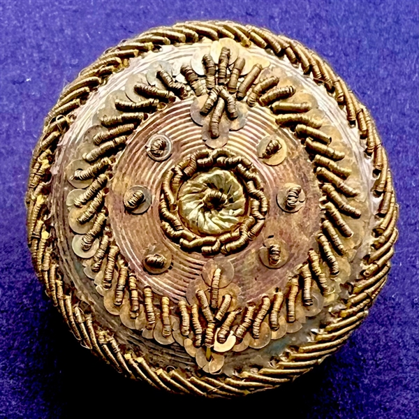 An 18th c. French Passementerie button.