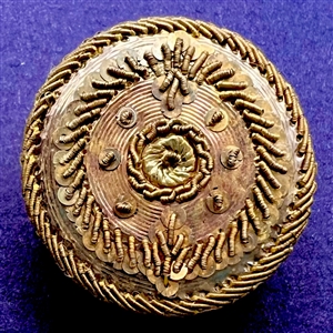 An 18th c. French Passementerie button.