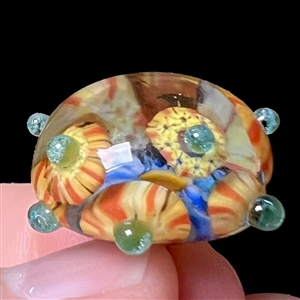 One-of-a-kind studio button by Mary Gaumond.