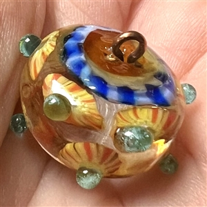 One-of-a-kind studio button by Mary Gaumond.