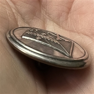 Livery woman’s lozenge button.