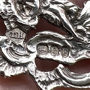 RARE “Fortuna” Hallmarked silver button. 