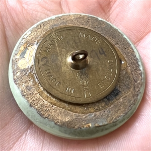 Large Bimini glass button of Tudor Rose.