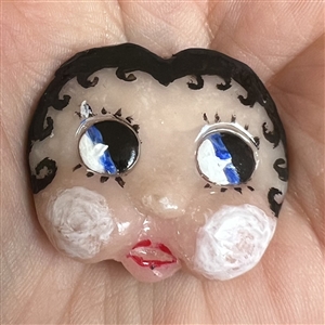 “Betty Boop” studio button by L.P.