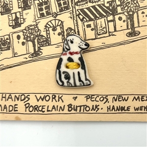 Six cards of “Hands Work” ceramic buttons of assorted subjects.