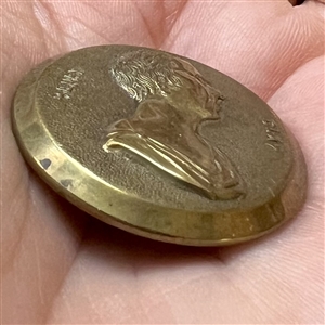 Henry Clay presidential commemorative button.