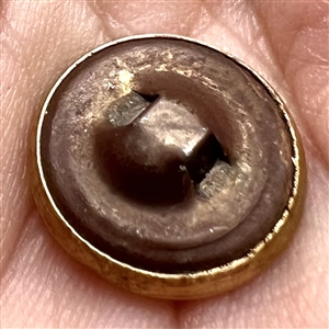 “Abraham Lincoln” commemorative button.