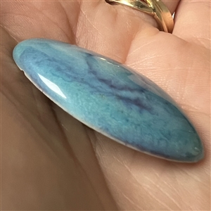 Ruskin pottery button from England.