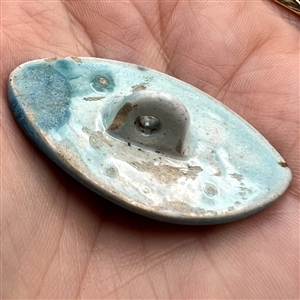 Ruskin pottery button from England.