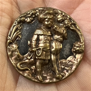 “Little Lord Fauntleroy” brass button.