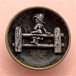 Kate Greenaway “Miss Patty” button.