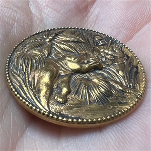 “Theodore Roosevelt hunting big game” button.