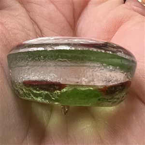 Glass paperweight by Theresa Rarig.
