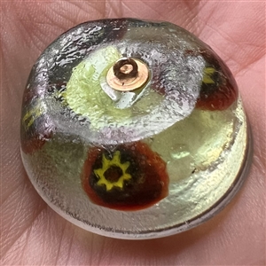 Glass paperweight by Theresa Rarig.
