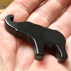 Vintage Bakelite button of an elephant.