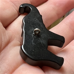 Vintage Bakelite button of an elephant.