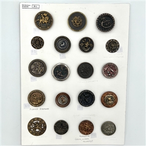 Card of nineteen people and other subject buttons.