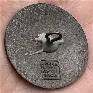 Show favor button of Model T Ford from NBS show 2014.