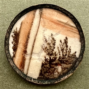 An 18th c. painting of foliage button.