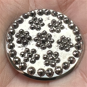 A late 18th - early 19th c. Steel button.