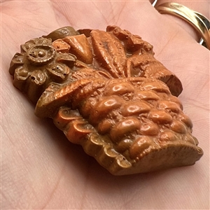 Bakelite basket of flowers.