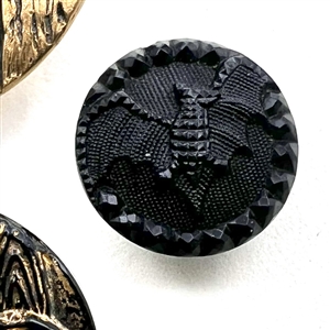 Four fabulous bat buttons.