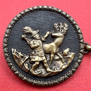 A closing of St. Hubert and the stag.