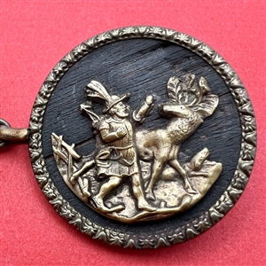 A closing of St. Hubert and the stag.