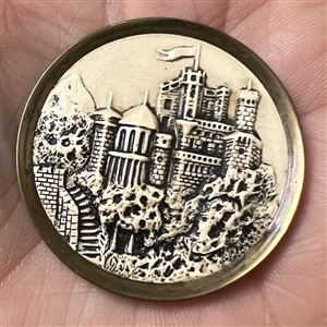 Ivoroid Balmoral castle button.