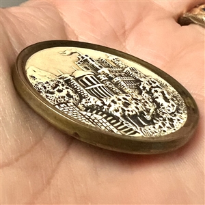 Ivoroid Balmoral castle button.