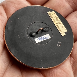 The Madonnina studio button by Henry James Wessel. 