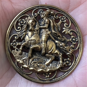Brass button of “Henry of Navarre.”