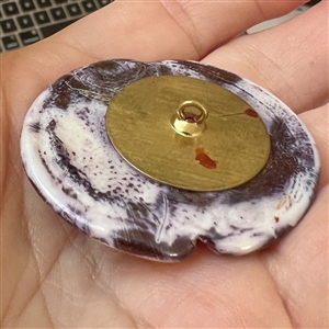 Bimini-type glass button of Mercury.