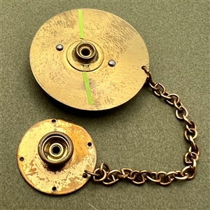 Vintage snapette of polymer frog.