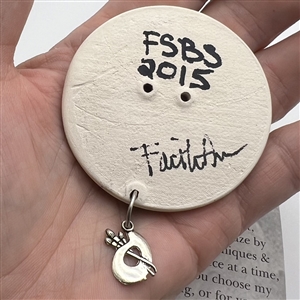 Show favor button Florida 2015 “Art in Miniature.”