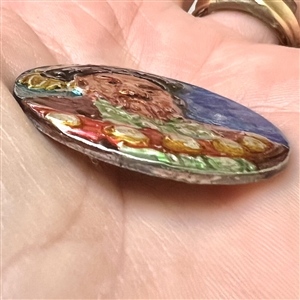 Studio button of Henry VIII by Shirley Burgess.