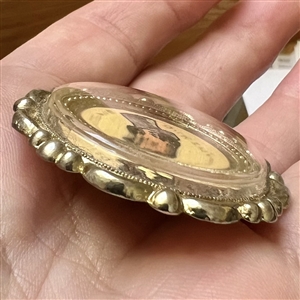 “Alfred Jingle” button from the Pickwick Papers.