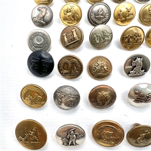 Forty nine assorted Livery cuff buttons.