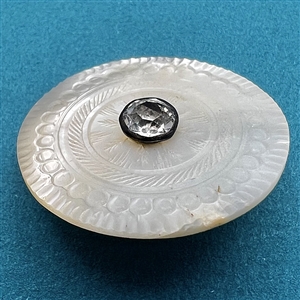 An 18th c. Pearl with paste center button.