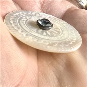 An 18th c. Pearl with paste center button.