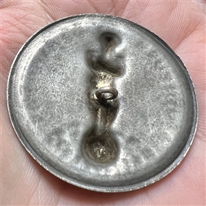 French white metal button of “Apotheoses de Napoleon.”