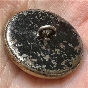 “Lion tamer” brass button of a woman with lions.