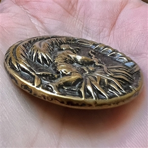 “Robinson Crusoe” brass button.