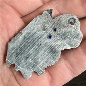 Sew thru realistic rooster button. 