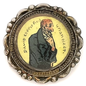 “Uriah Heep" button from the Pickwick Papers.