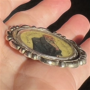 “Uriah Heep button from the Pickwick Papers.