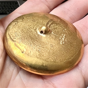 VERY RARE 1940's  ceramic button by the famous ceramist, Lucie Rie.